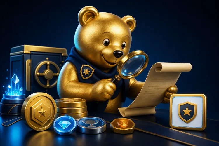 Baloo Casino bonus doorgelicht met beer-mascotte, munten en voorwaarden